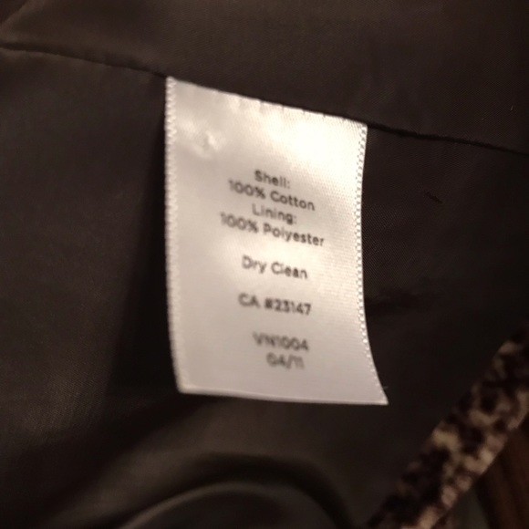 Petite Talbots Animal Print Topper - Picture 4 of 4